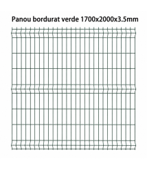 Panou bordurat verde 1700 x 2000 x 3.5 mm Panou bordurat verde 1700 x 2000 x 3.5 mm